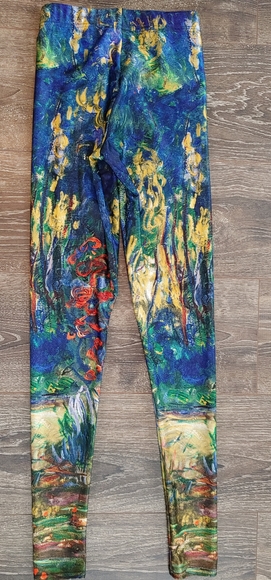 NWOT Blackmilk Monet Lilies Leggings - Picture 3 of 3